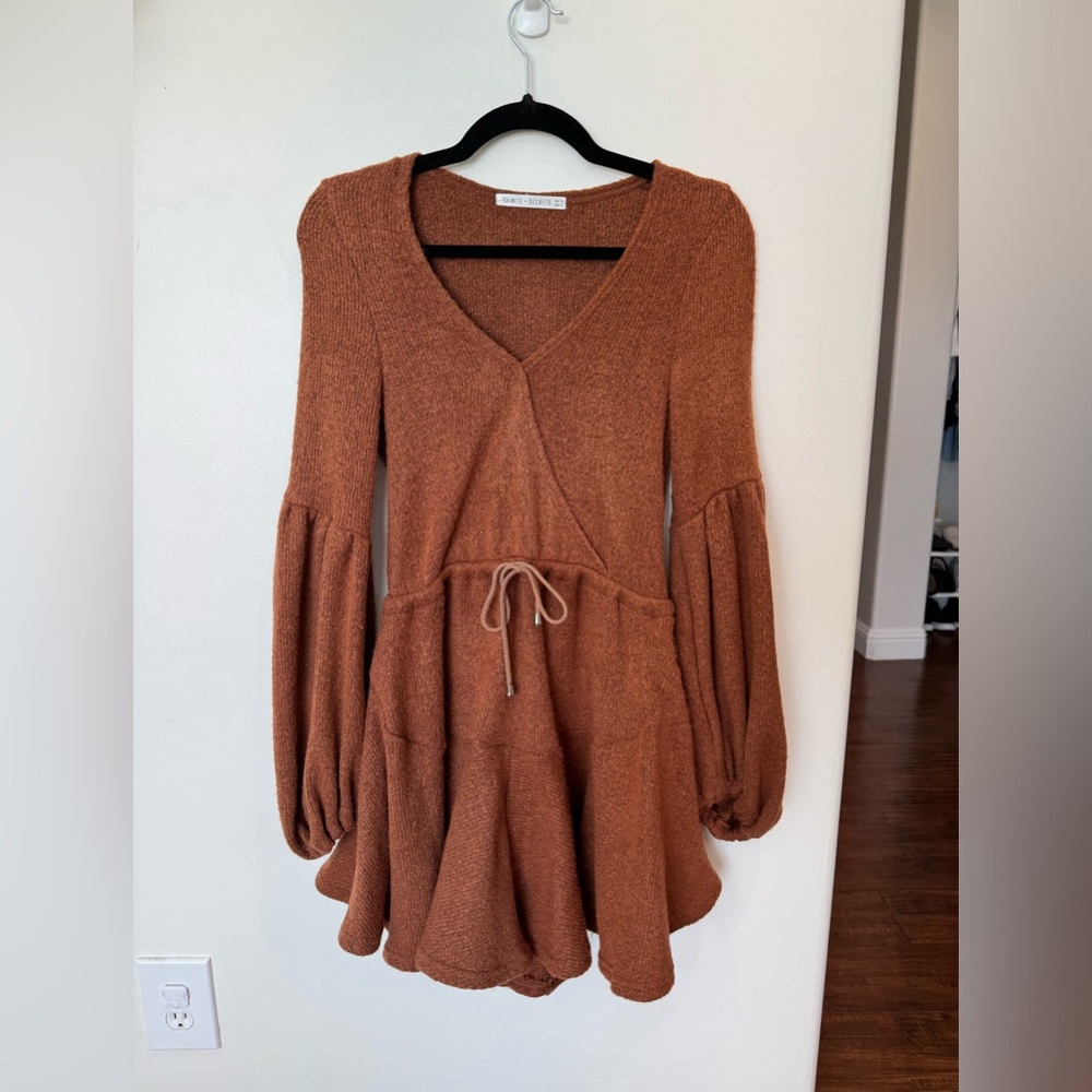 Brown beautiful dress